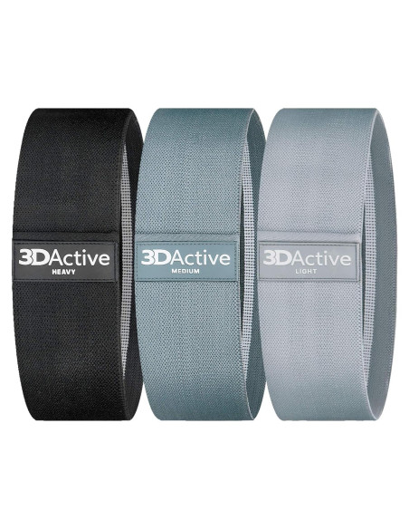 Conjunto de Bandas de Resistencia 3DActive Antideslizantes