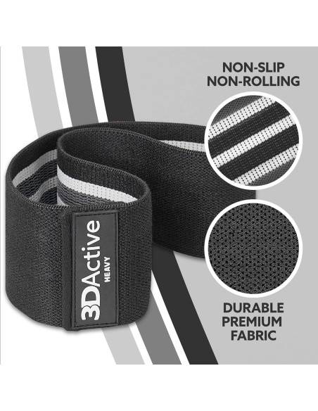 Conjunto de Bandas de Resistencia 3DActive Antideslizantes
