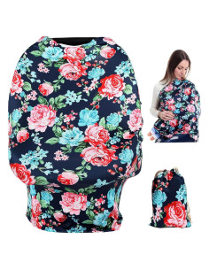 Fundas de Asiento de Coche para Bebés TUOKING - Multiusos Azul Marino