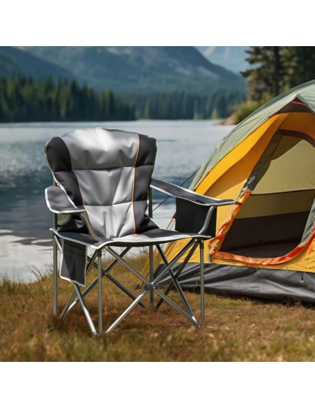 Silla de Camping Plegable OLIXIS Alta Resistencia 204kg