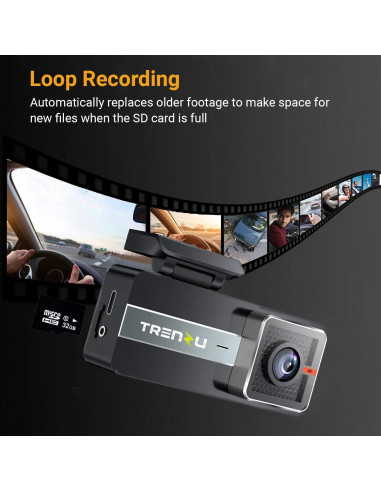 Cámara Dash 2K Swankiz con GPS y WiFi - Grabación Nocturna