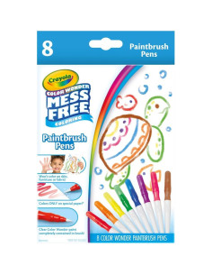 Set de Pintura Crayola Color Wonder 8 Pinceles Sin Desorden 2