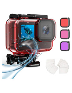 Funda Impermeable HONGDAK para GoPro Hero 12/11/10/9 - 60m