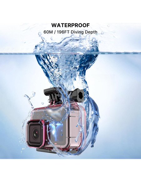 Funda Impermeable HONGDAK para GoPro Hero 12/11/10/9 - 60m