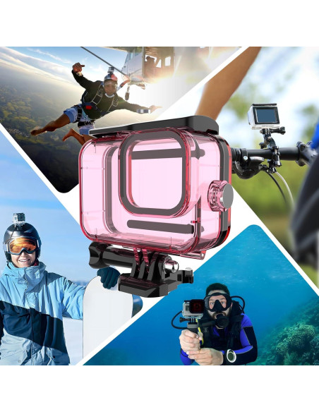 Funda Impermeable HONGDAK para GoPro Hero 12/11/10/9 - 60m