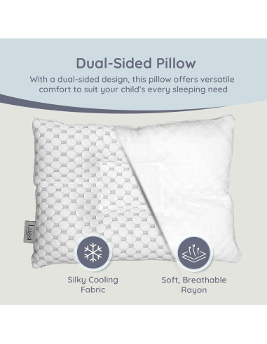 Almohada Ergonómica para Niños Lussi & Company 48x33 cm Plata