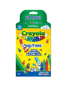 Juego de Construcción Magnético Crayola - 24 Piezas Brillantes 2