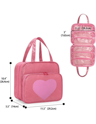 Bolsa de Transporte LoDrid Rosa para Muñecas LOL y Barbie