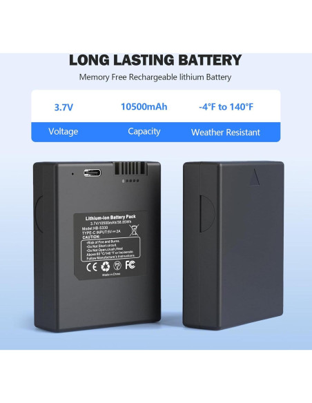 Batería Recargable 10500mAh para Eufy S330/E330/S230/S231