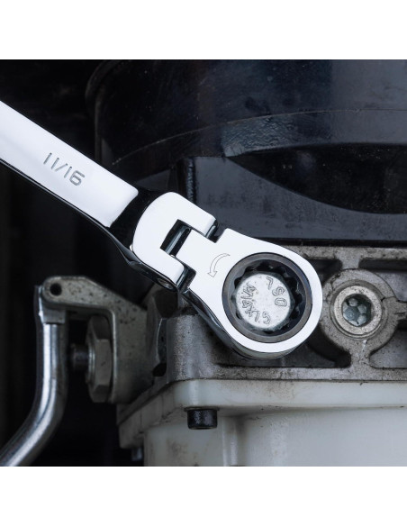 Juego de Llaves de Carraca Flexible DURATECH 22 Piezas 6-18mm