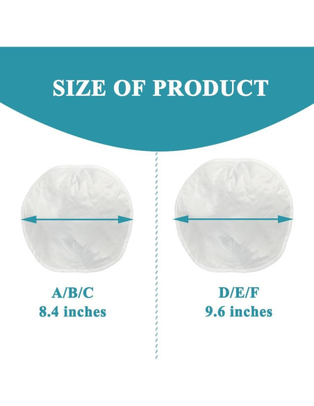 Compresas de Aceite de Ricino para Senos - 2 Piezas A/B/C D/E/F