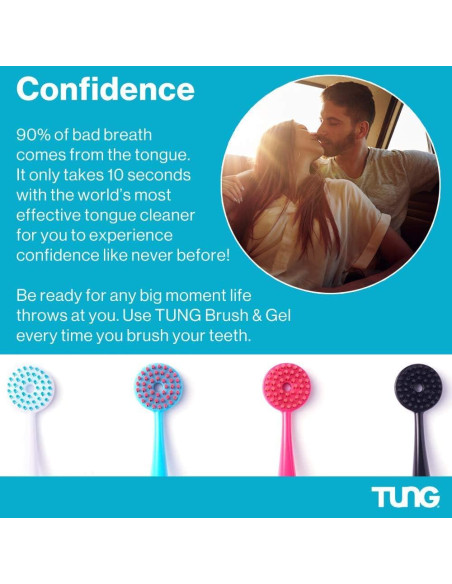 Gel Limpiador de Lengua TUNG Esenciales de Pico 1 Paquete