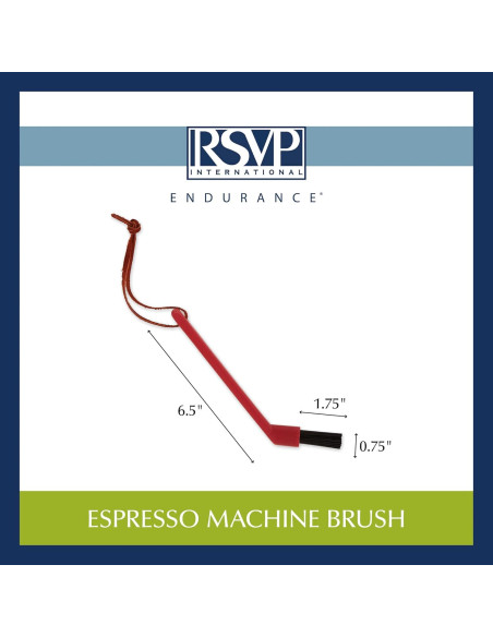 Cepillo de limpieza para máquina de café RSVP International