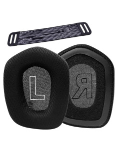 Almohadillas de Reemplazo Logitech G733 G335 Auriculares Gaming Negro