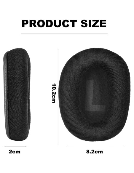 Almohadillas de Repuesto Logitech G Pro/G Pro X - Forro de Lana