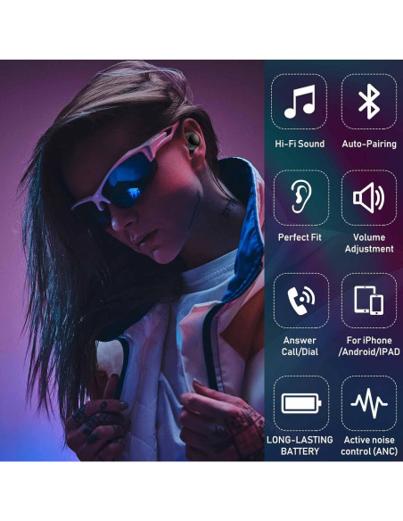 Auriculares Inalámbricos UrbanX Street Buds Plus - Negro