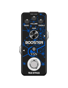 Pedal de Efecto Booster VSN 20dB Limpio True Bypass