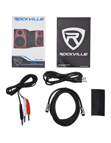 Altavoces de Estudio Rockville APM6 Bi-amplificados 350W