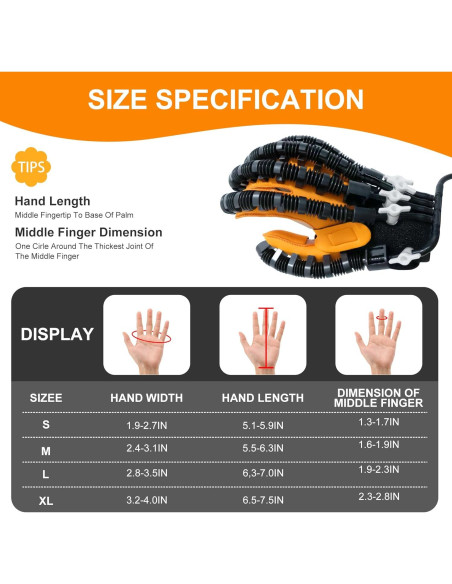 Guantes de Rehabilitación BLIUJQ para Mano Izquierda S