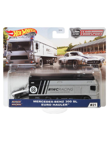 Transportador Hot Wheels a Escala 1:64 con Coche Incluido