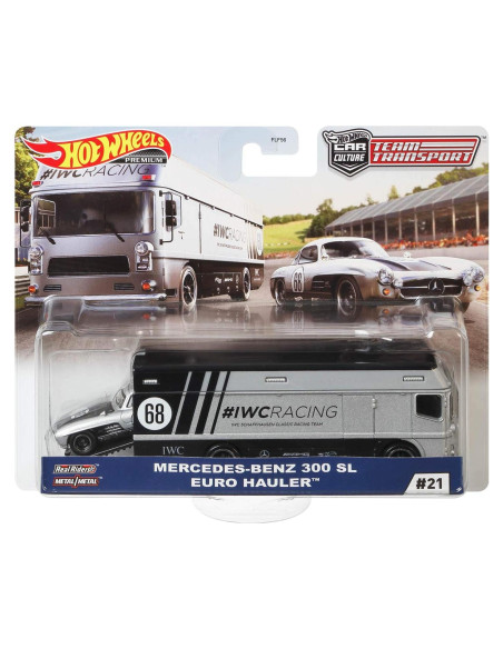 Transportador Hot Wheels a Escala 1:64 con Coche Incluido