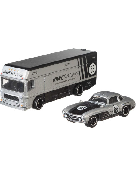 Transportador Hot Wheels a Escala 1:64 con Coche Incluido