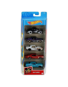 Hot Wheels HW Flames 5-Pack Vehículos Metal 1:64