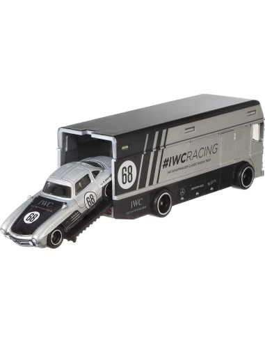 Transportador Hot Wheels a Escala 1:64 con Coche Incluido