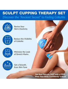 Juego de Ventosas de Silicona Lure Essentials SCULPT 3 Piezas 2