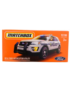 Auto de Juguete Matchbox Ford Interceptor Utility Policía