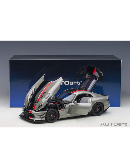 Modelo de Coche 2017 Dodge Viper ACR AUTOart 1/18 Plata