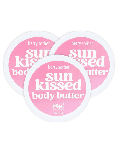 Mantequilla Corporal Primal Elements Sunkissed 3x113.4g - Sorbete de Baya Mantequilla Corporal Primal Elements Sunkissed 3x113.4g - Sorbete de Baya