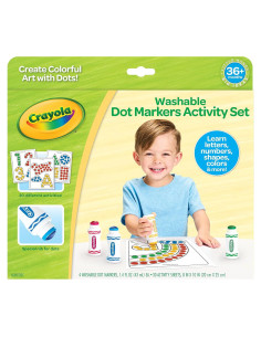 Conjunto Crayola de Actividades y Marcadores Lavables 30 Páginas