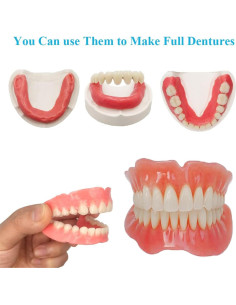 Kit de Dentaduras DIY BJDTY con Cera y Dientes Temporales 2
