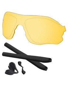 Lentes de Reemplazo Polarizados Predrox para Oakley OO9308 Amarillo HD