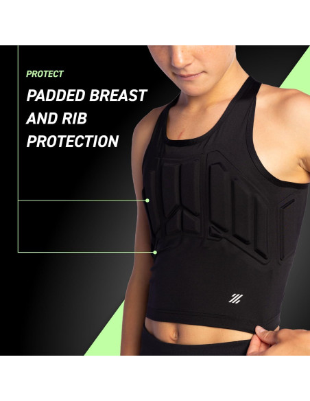 Chaleco Protector de Pecho Zena Sport para Niñas 7-13 Años