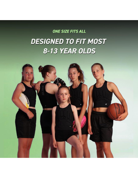 Chaleco Protector de Pecho Zena Sport para Niñas 7-13 Años