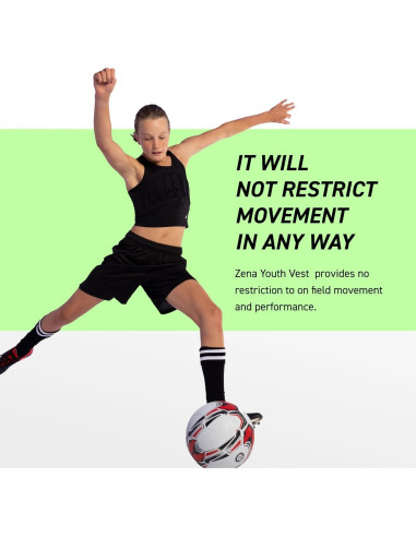 Chaleco Protector de Pecho Zena Sport para Niñas 7-13 Años