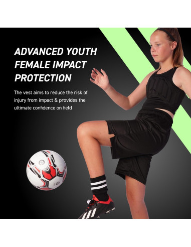 Chaleco Protector de Pecho Zena Sport para Niñas 7-13 Años