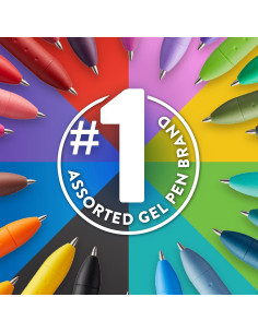 Bolígrafos de Gel Paper Mate InkJoy 10 Colores Variados 2