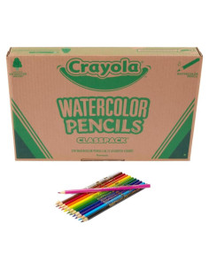 Lápices Acuarelables Crayola 240ct para Aula, 12 Colores