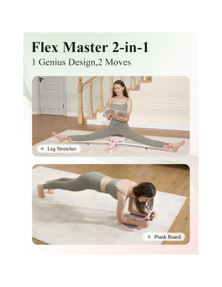 Estirador de Piernas PAETA P-LS00 Ajustable 150kg Rosa