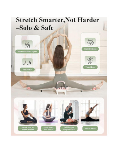 Estirador de Piernas PAETA P-LS00 Ajustable 150kg Rosa