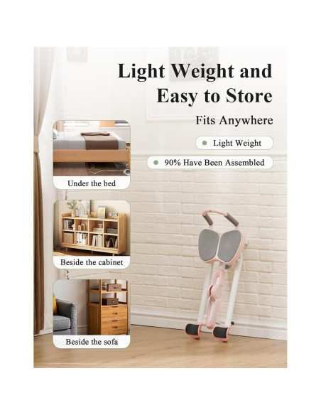 Estirador de Piernas PAETA P-LS00 Ajustable 150kg Rosa