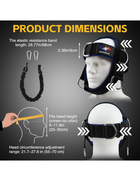 Entrenador de Arnés para Cuello Archerest - Neopreno Ajustable