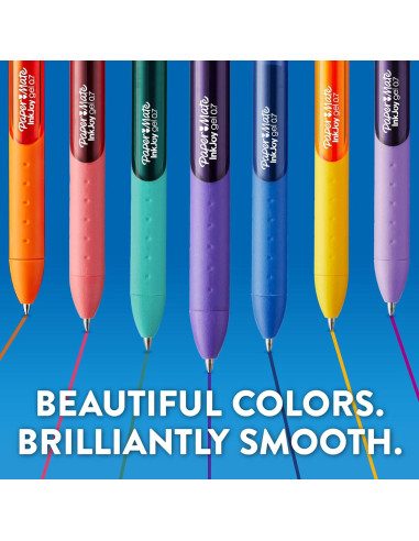 Bolígrafos de Gel Paper Mate InkJoy 10 Colores Variados