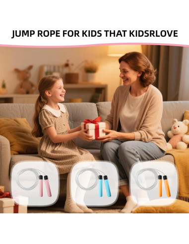 Cuerda de Salto LED Ajustable Brokensnatch 2.8m Rosa