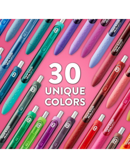 Bolígrafos de Gel Paper Mate InkJoy 10 Colores Variados