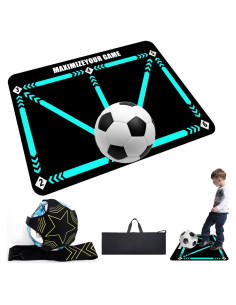 Mat de Entrenamiento de Fútbol SEILETOO 90x60cm Antideslizante