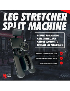 Estirador de Piernas MuscleForge - Máquina de Espagat 98x38x42cm 2